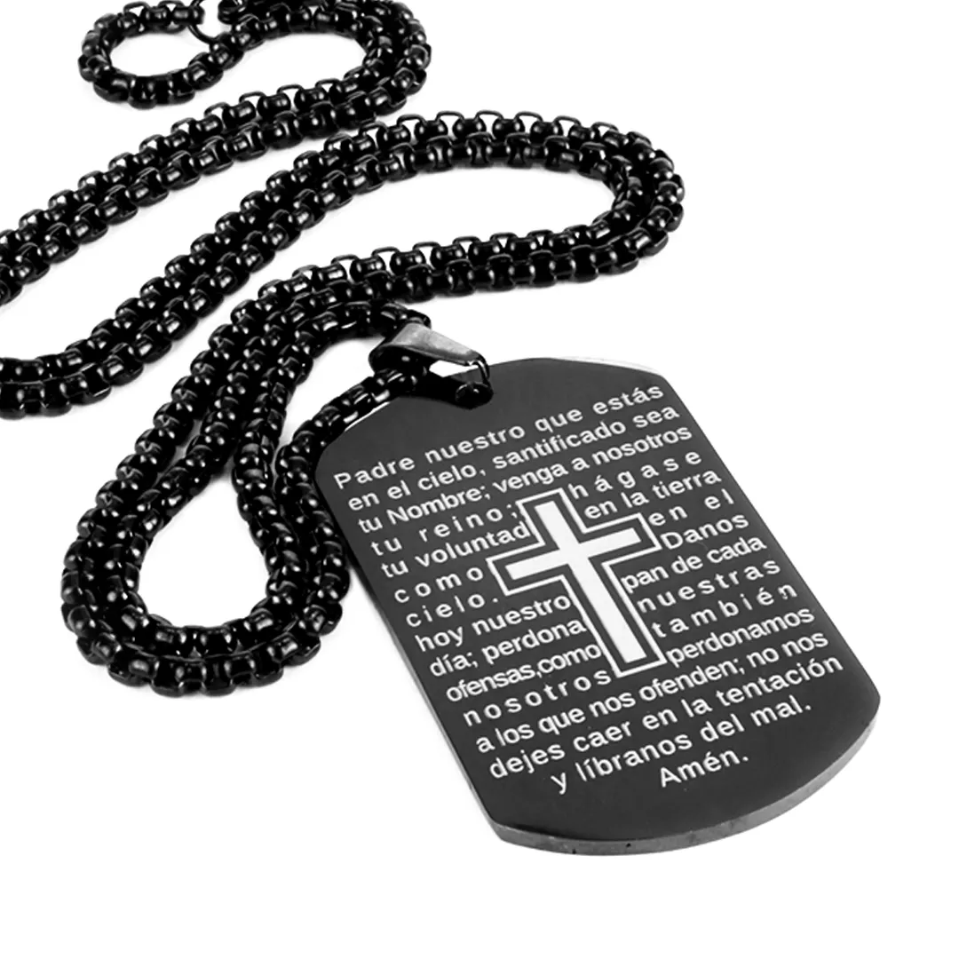 Cadena Padre Nuestro Negra