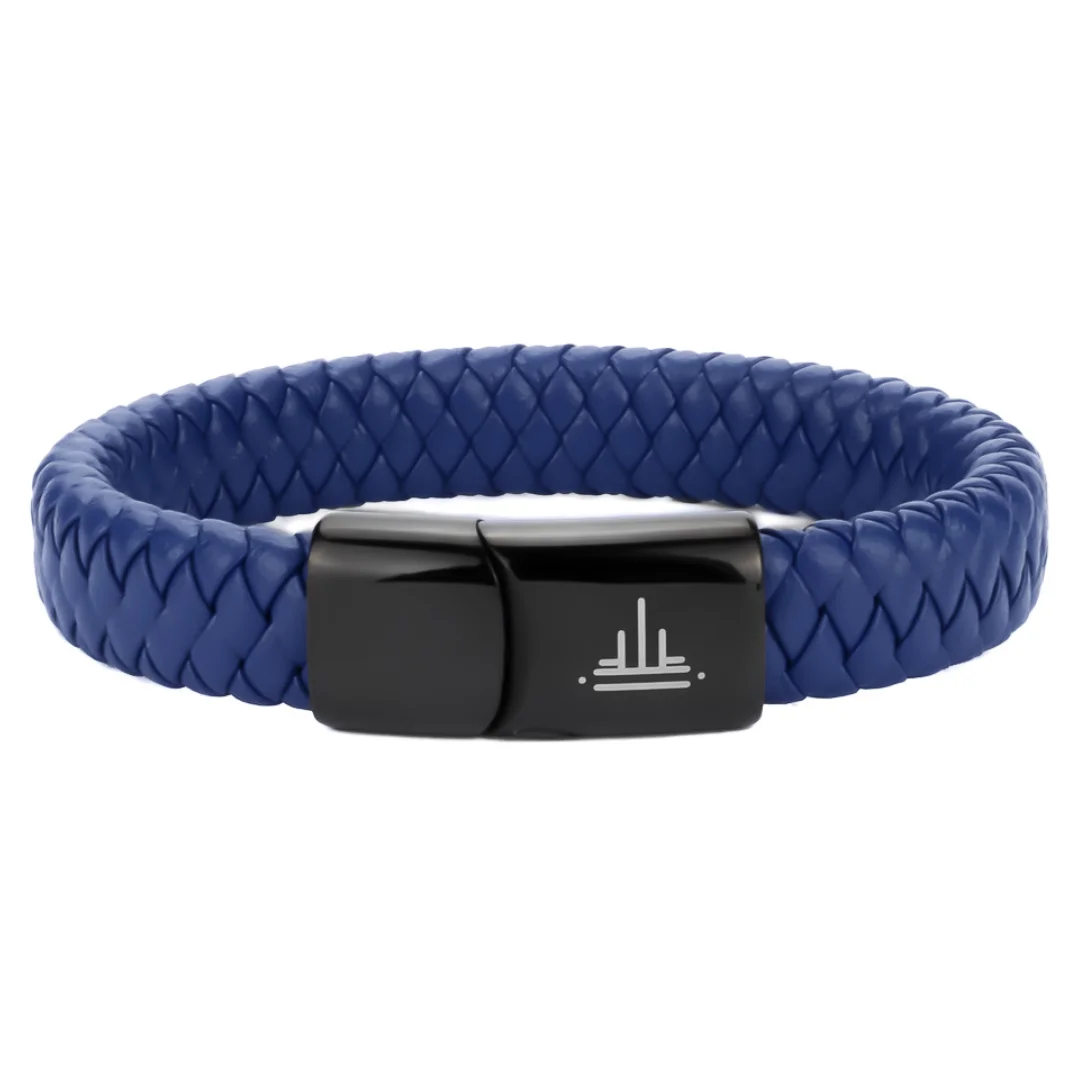 Brazalete de Cuero Medianoche