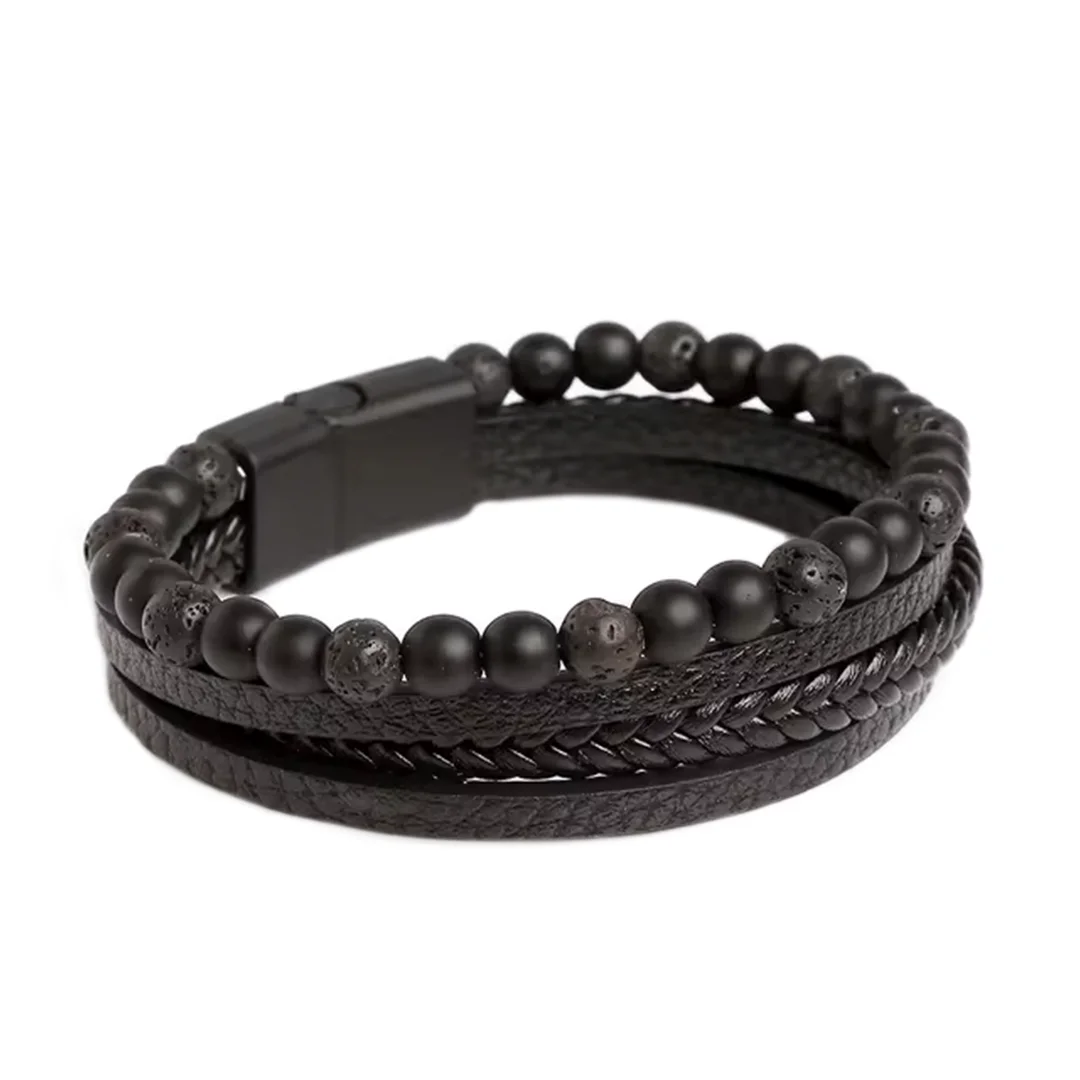 Brazalete de Cuero Pacto Volcánico