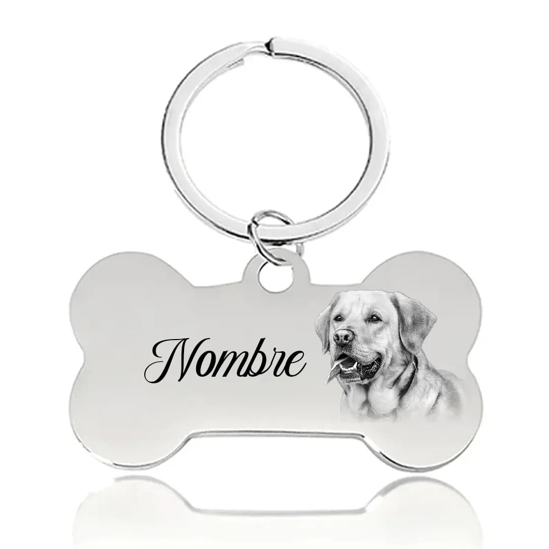Placa Lealtad Plateada: Identidad para tu Fiel Compañero