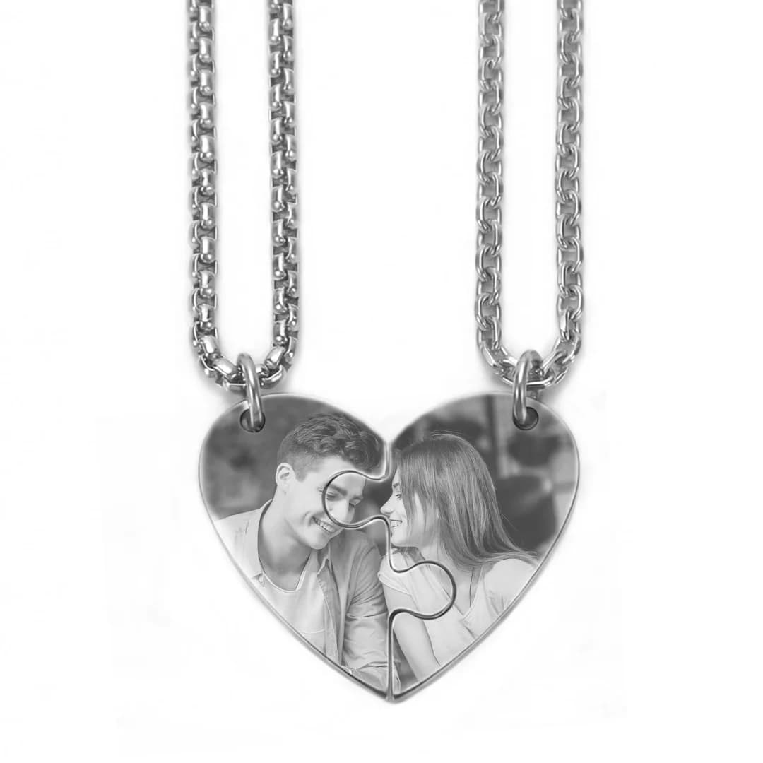 Cadenas Corazón Partido Especiales de Parejas