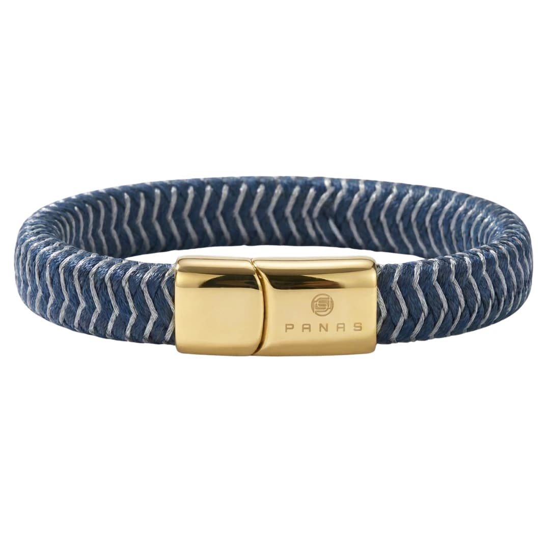 Brazalete de Cuero Marea Áurea
