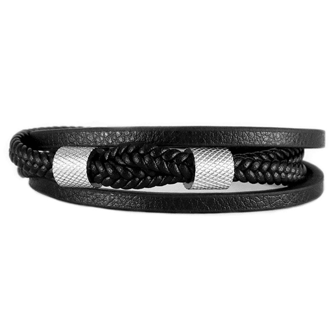 Brazalete de Cuero Pacto de Acero