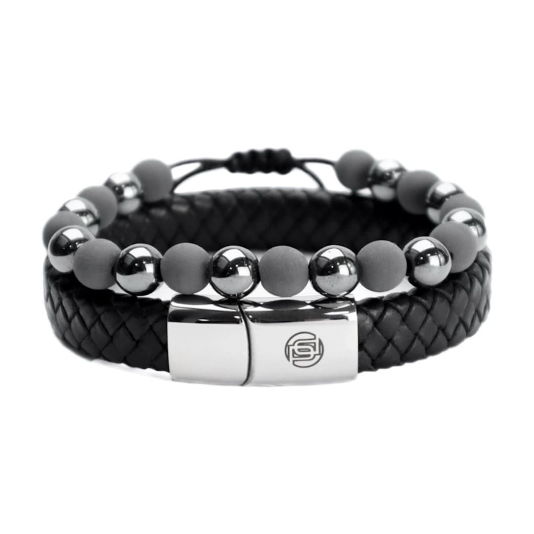 Set Dúo Cromo Ahumado