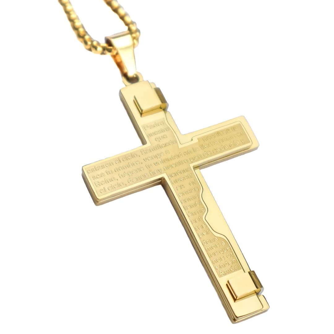 Cadena Testimonio de Fé Dorada