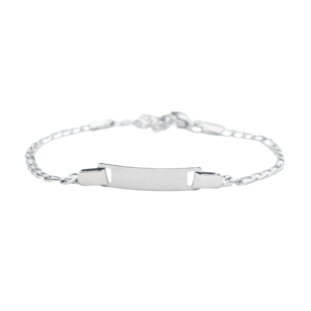 Pulsera Identidad Plateada