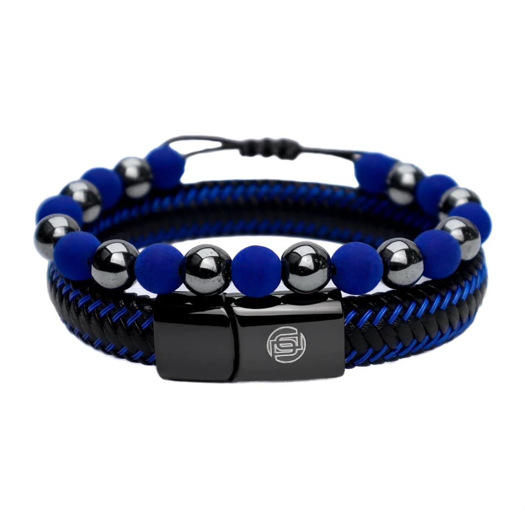 Set Dúo Acero Cobalto